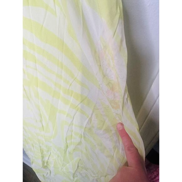 RONNY KOBO COLLECTIVE Green Vacation Halter Knotted Front Sheath Dress size 4 - Picture 6 of 16